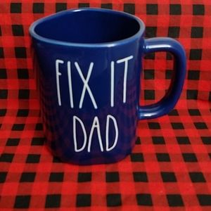 Rae Dunn blue "Fix it Dad"